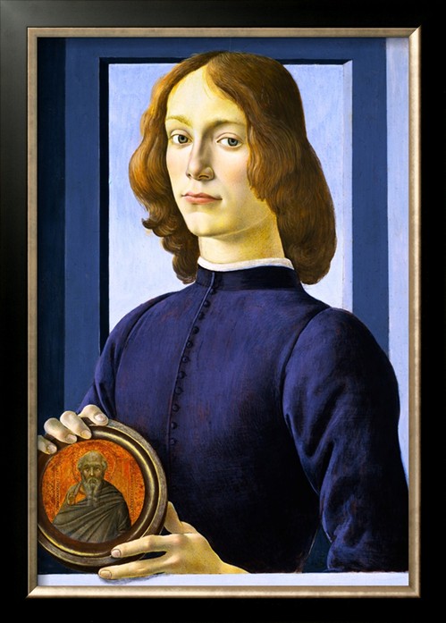 Portrait Of A Young Man By Sandro Botticelli
